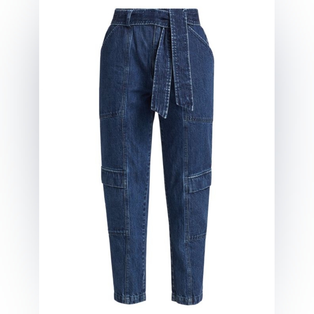 J Brand Athena Utility Tie-Waist Jeans